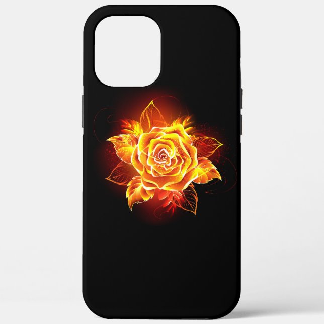 Blooming Fire Rose Case-Mate iPhone Case (Back)