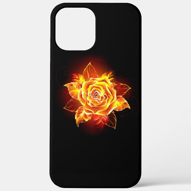 Blooming Fire Rose Case-Mate iPhone Case (Back)