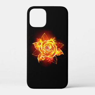 Blooming Fire Rose iPhone 12 Mini Case