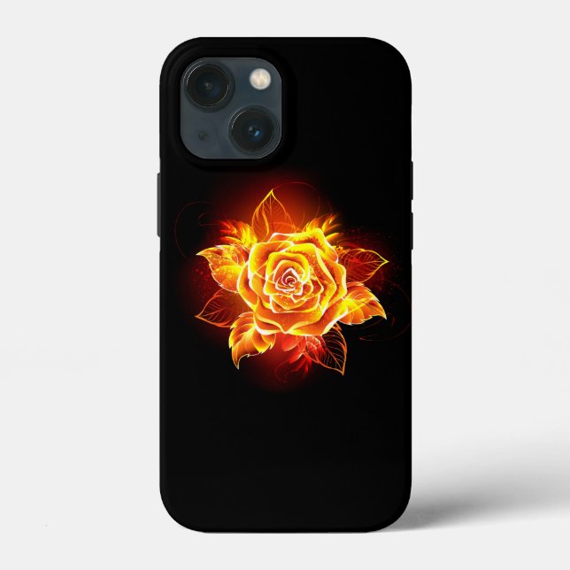 Blooming Fire Rose Case-Mate iPhone Case (Back)