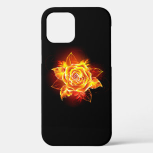 Blooming Fire Rose iPhone 12 Pro Case
