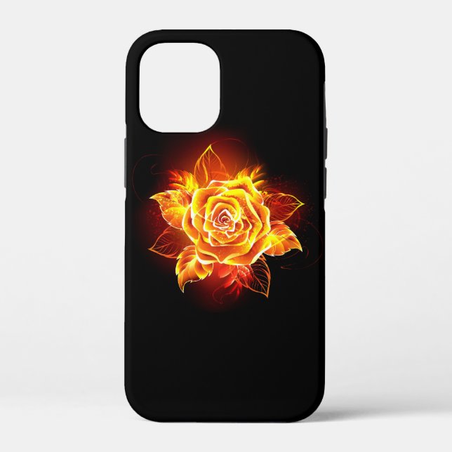 Blooming Fire Rose Case-Mate iPhone Case (Back)