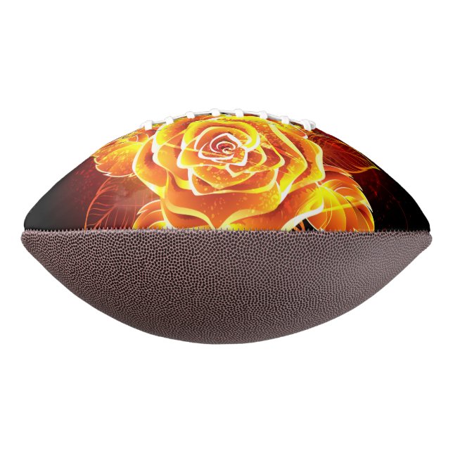 Blooming Fire Rose Football (Rotated 270)