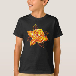Blooming Fire Rose T-Shirt