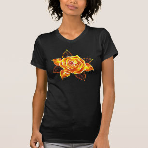 Blooming Fire Rose T-Shirt