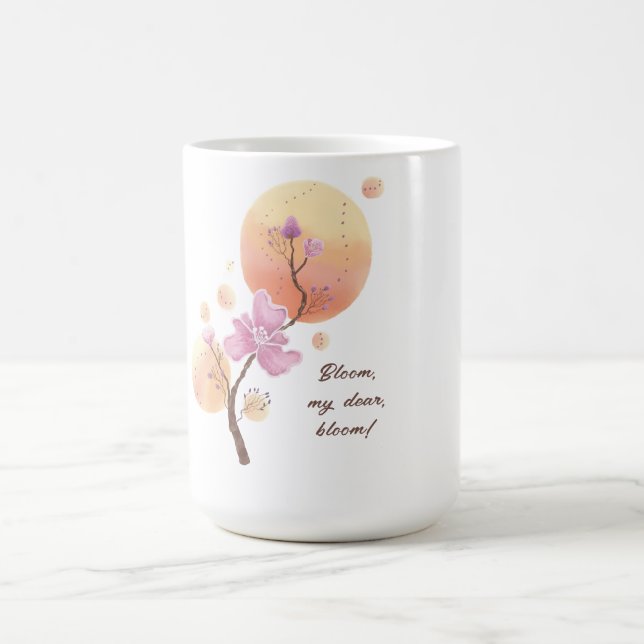 blooming flower  mother Day Coffee Mug (Center)