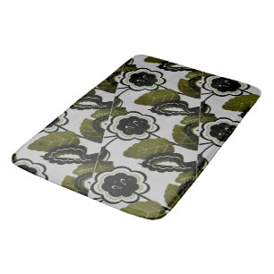 Blooming Flowers Bath Mat