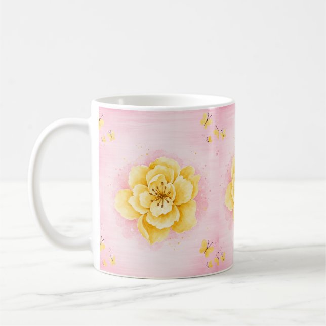 Blooming Flowers Mug  (Left)