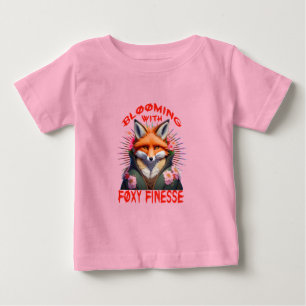 Blooming Fox Fashion Aesthetic Baby T-Shirt