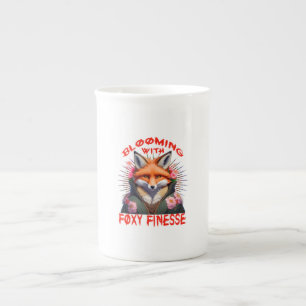 Blooming Fox Fashion Aesthetic Bone China Mug
