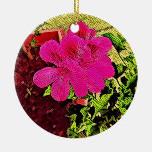 Blooming Garden Symphony Ceramic Tree Decoration