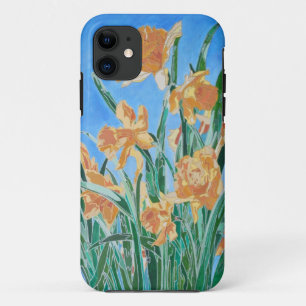Blooming Golden Daffodils Bold Line Art Case-Mate iPhone Case