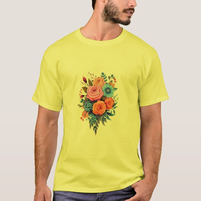 Blooming Grace Floral Tee (Front)