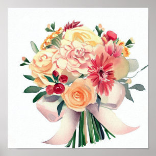 Blooming Harmony, Attendants Bouquet (D) Poster