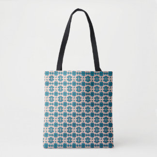 Blooming Harmony in Blue Tote Bag