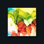 Blooming heart canvas print<br><div class="desc">Fresh flower heart fine art photo print</div>