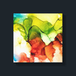 Blooming heart canvas print<br><div class="desc">Fresh flower heart fine art photo print</div>