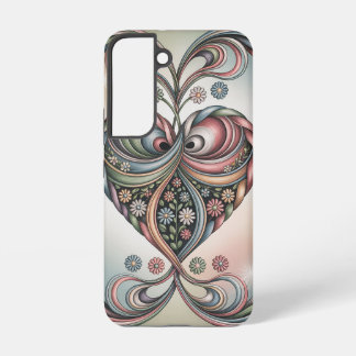 Blooming Heart - Quilled Paper Art Inspiration Samsung Galaxy Case