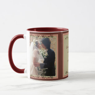 Blooming Hearts Customisable Wedding Keepsake Mug