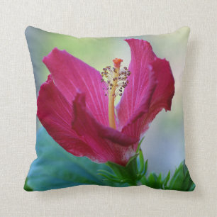 Blooming Hibiscus Pillow
