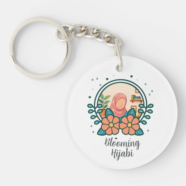 Blooming Hijabi Keychain (Front)