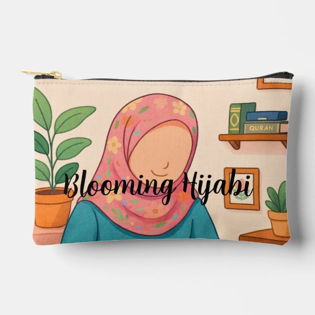 Blooming Hijabi Pouch (Front)