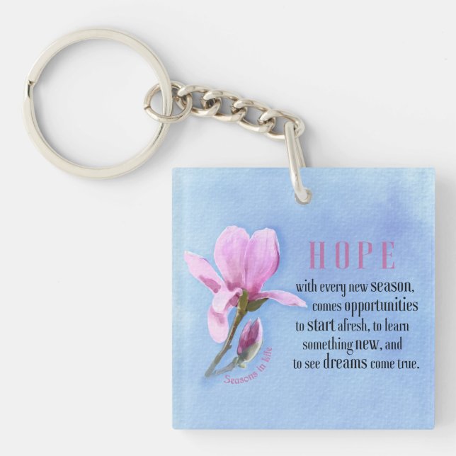 Blooming Hope Key Ring (Front)