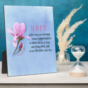 Blooming Hope Plaque