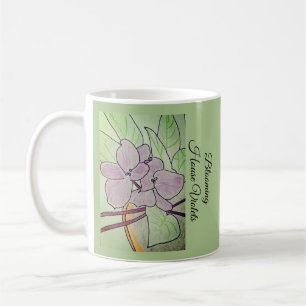Blooming House Violets Coffee Mug