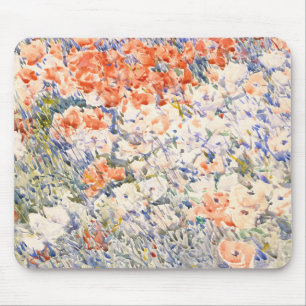 Blooming Impressionist Garden Mousepad