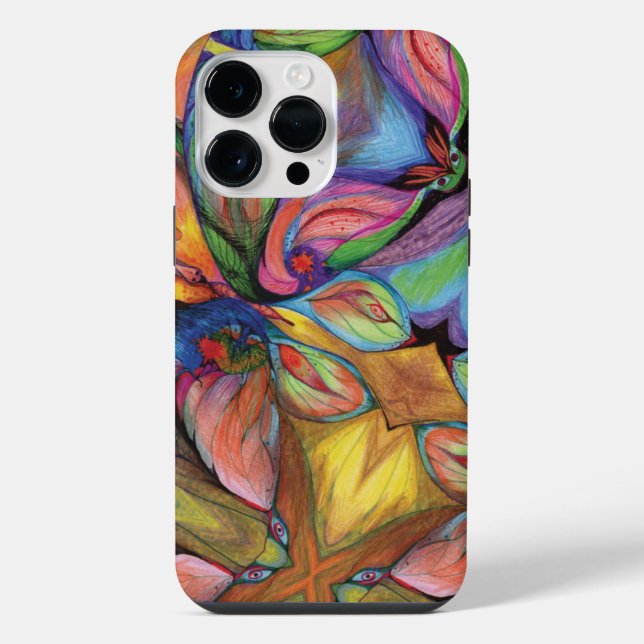 Blooming in love iPhone 14 Pro Max case (Back)