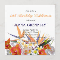 Blooming Joy-Tropical Flowers Birthday Party