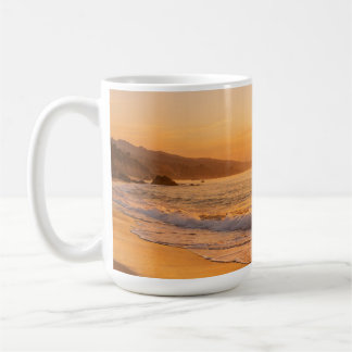 Blooming Lavender Field at Golden Sunset Provence Coffee Mug