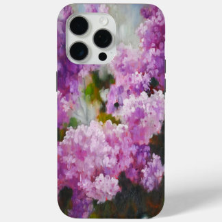 Blooming Lilac – Impressionist Spring Flowers iPhone 15 Pro Max Case