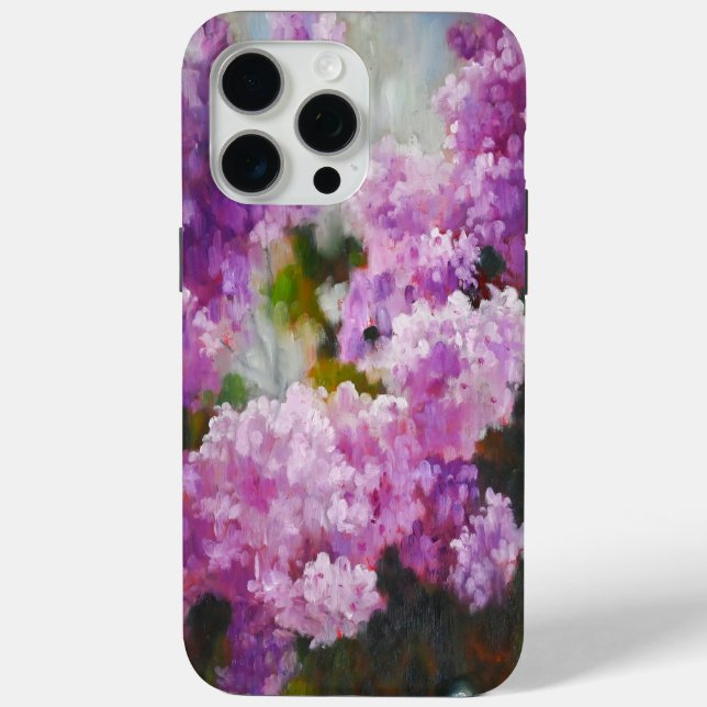 Blooming Lilac – Impressionist Spring Flowers Case-Mate iPhone Case (Back)