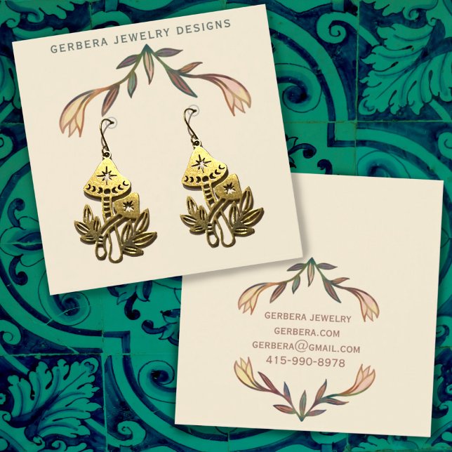 Blooming Lily Floral Earring Jewellery Display Car (Creator Uploaded)