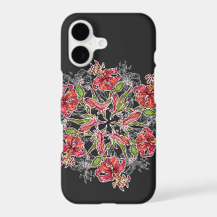 Blooming Lily Flower Collage