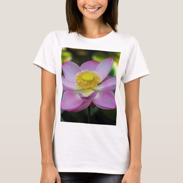 Blooming lotus flower, Indonesia T-Shirt (Front)