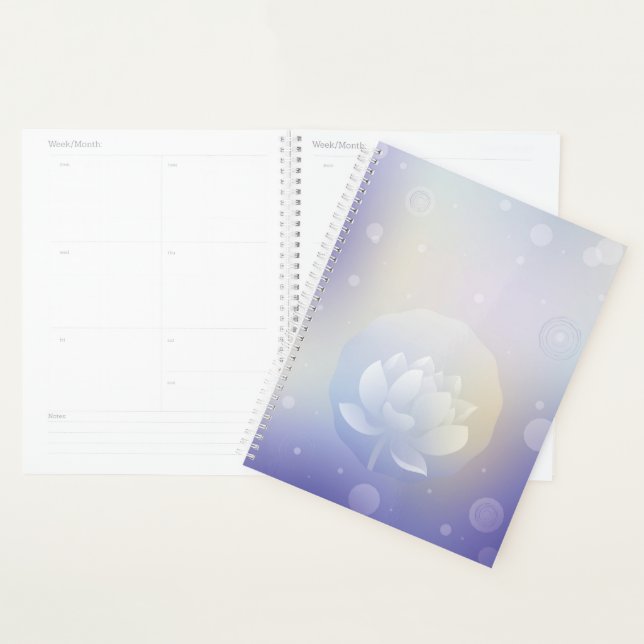 Blooming Lotus Hardcover Daily Planner (Display)
