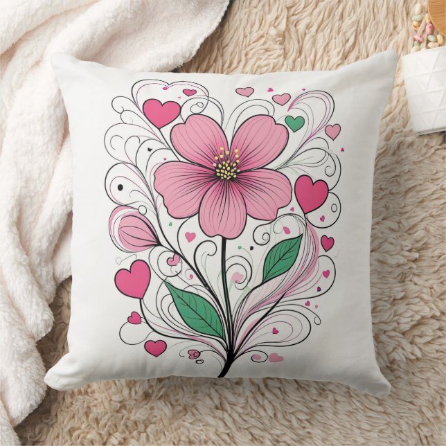 Blooming Love Cushion (Blanket)