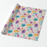 Blooming Love Floral Romantic Pink Purple Wedding