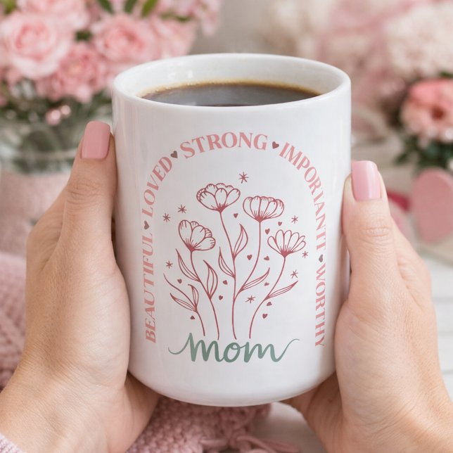 Blooming Love for Mum Coffee Mug (Creator Uploaded)