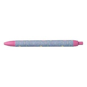 Blooming Meadow Breeze Blue Ink Pen