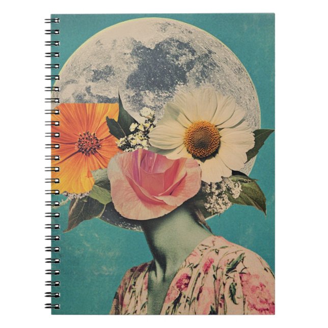 Blooming Mystery Under the Moon Notebook (Front)