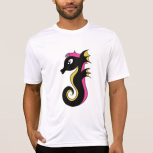 Blooming Neon Seahorse T-Shirt