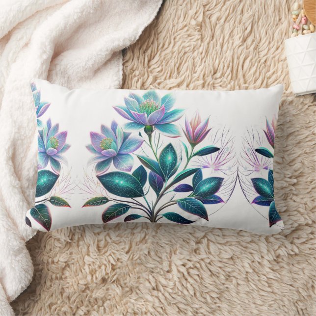 Blooming Paradise Lumbar Cushion (Blanket)