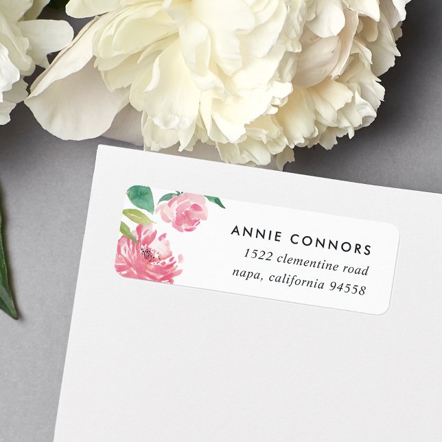 Blooming Peony | Return Address Labels (Creator Uploaded)