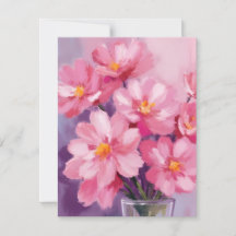 Blooming Pink Petals | Flower Painting Watercolor