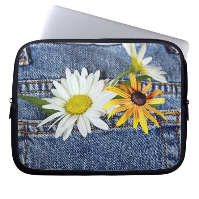 Blooming Pocket Laptop Sleeve (Front)