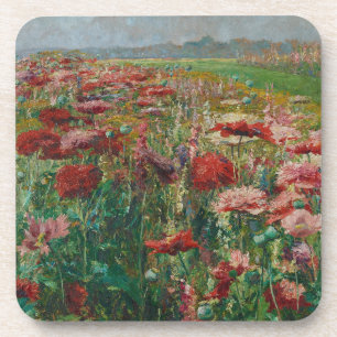Blooming Poppies – Olga Wisinger-Florian Coaster